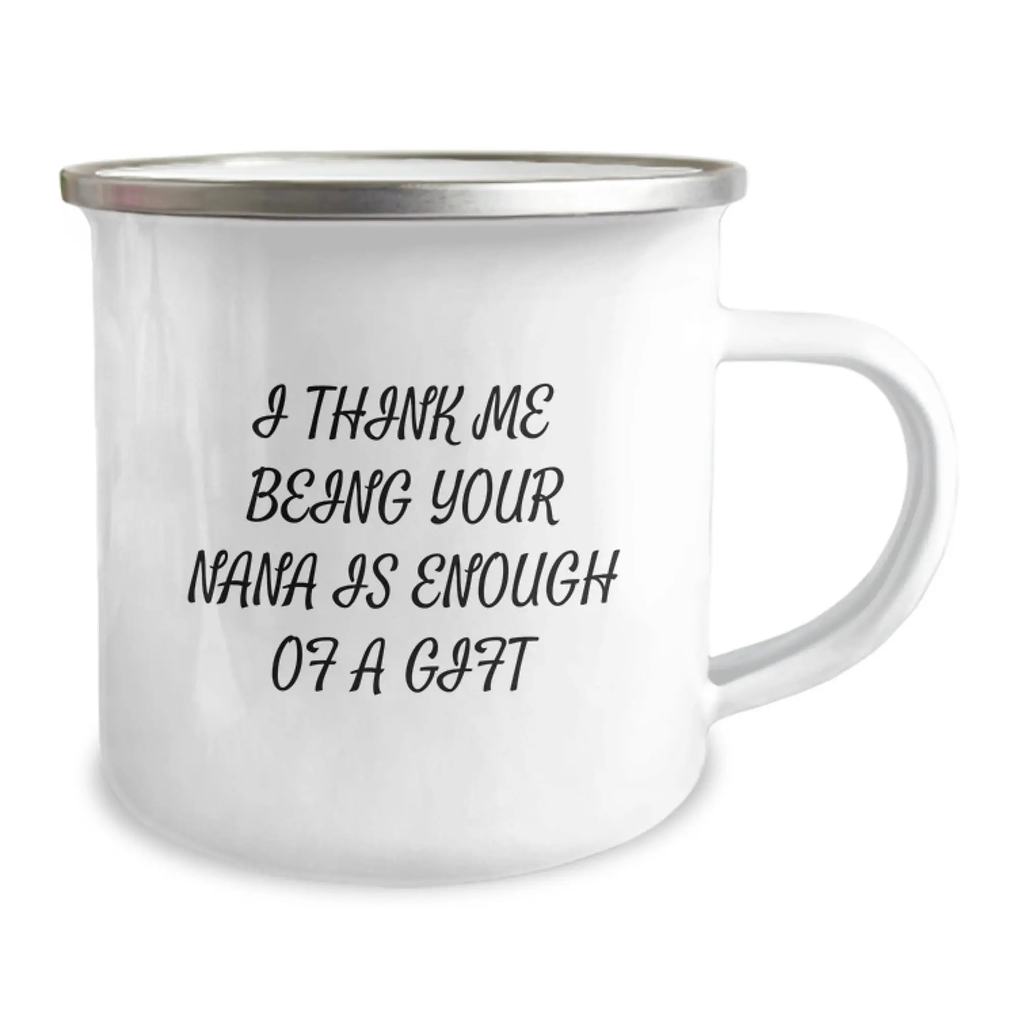 Nana Keepsake Camping Mug for Him Birthday Gift With Enamel Finish 12oz - Image 2