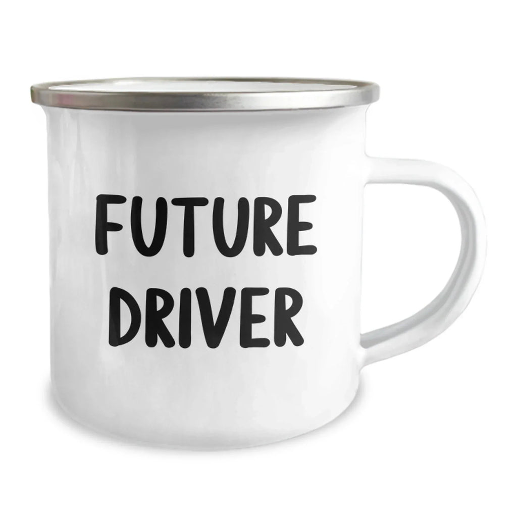 Funny Driver Gifts from Friends, Unique Camping Mug for Future Driver, Inspirational Quote 'You're a Great Driver in Life'