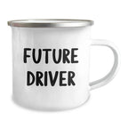 Funny Driver Gifts from Friends, Unique Camping Mug for Future Driver, Inspirational Quote 'You're a Great Driver in Life'