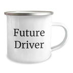 Funny Driver Gifts from Friends for Future Drivers, Unique Camping Mug with Inspirational Quote, Christmas Unique Presents for Men
