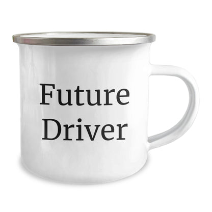 Funny Driver Gifts from Friends for Future Drivers, Unique Camping Mug with Inspirational Quote, Christmas Unique Presents for Men - Image 2