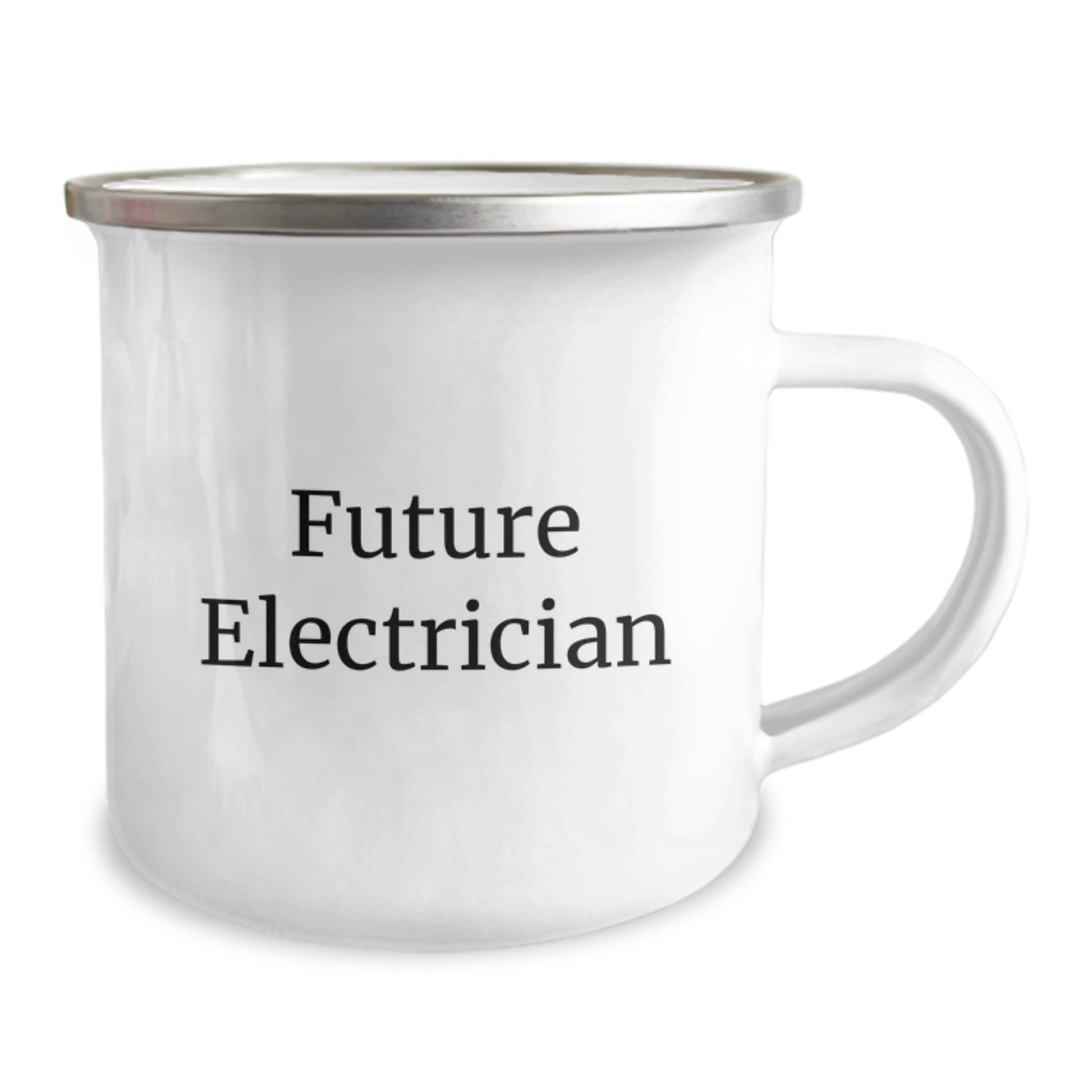 Funny Electrician Gifts for Men, Christmas Unique Gifts from Friends, 'Future Electrician' Camping Mug, Electrician Enthusiast Mug - Image 2
