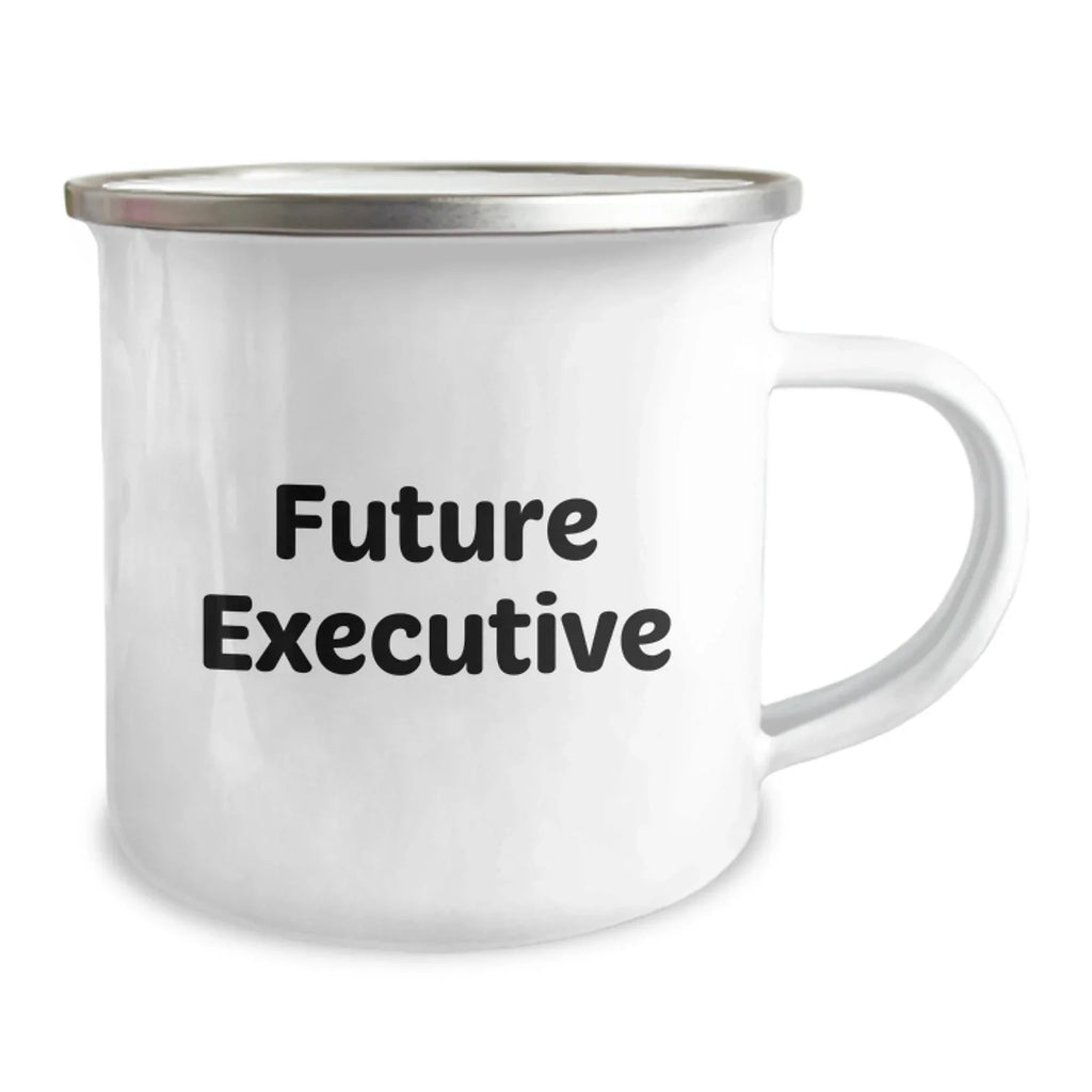 Funny Executive Gifts for Men, Unique Christmas Unique Gifts from Friends to Executive Friends, Funny Executive Camping Mug - 'You're the CEO of My Heart, Future Executive'