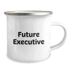 Funny Executive Gifts for Men, Unique Christmas Unique Gifts from Friends to Executive Friends, Funny Executive Camping Mug - 'You're the CEO of My Heart, Future Executive'