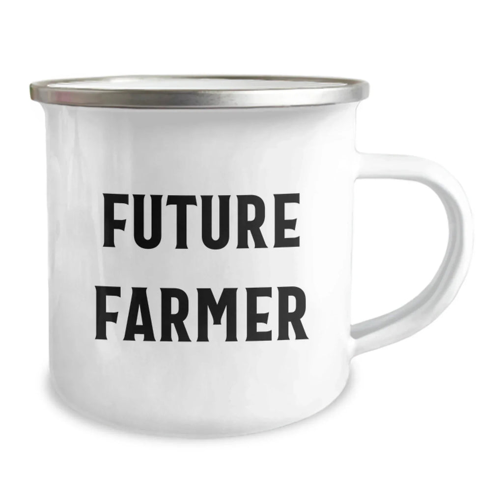 Funny Quotes for Future Farmer Christmas Unique Gifts - Gifts from Family to Farmer Friends Camping Mug - 12 oz Stainless Steel
