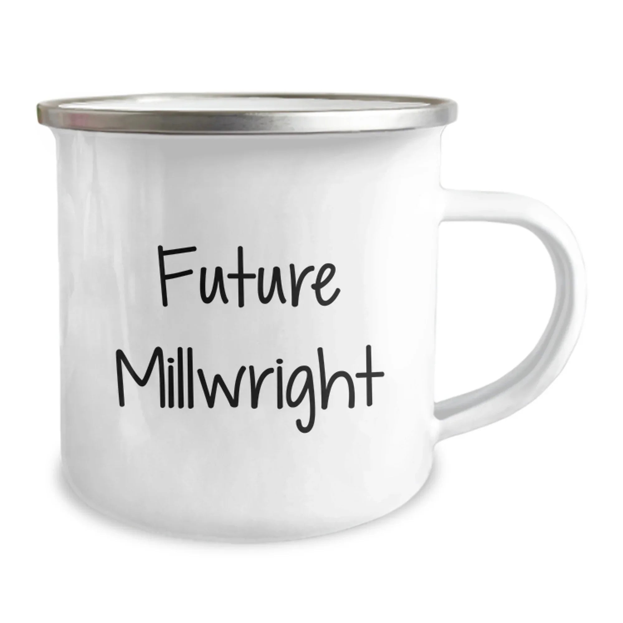 Funny Future Millwright Gifts - 'Future Millwright' Quote on Stainless Steel Camping Mug for Him, Birthday Unique Gifts from Friends, Family, Coworkers