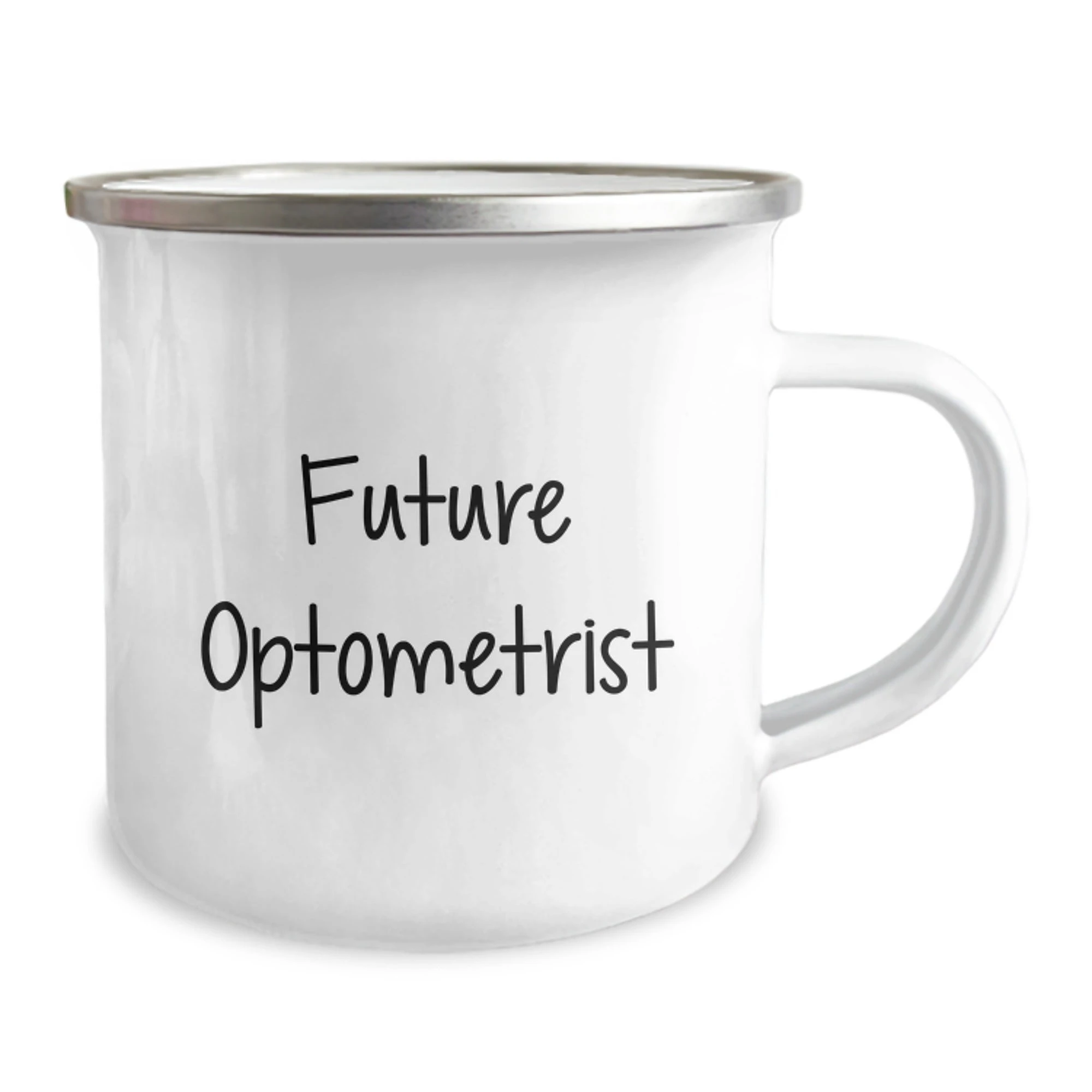 Funny Optometrist Gifts for Men, Christmas Unique Gifts from Friends to Optometrist, Camping Mug with 'Becoming a Future Optometrist'