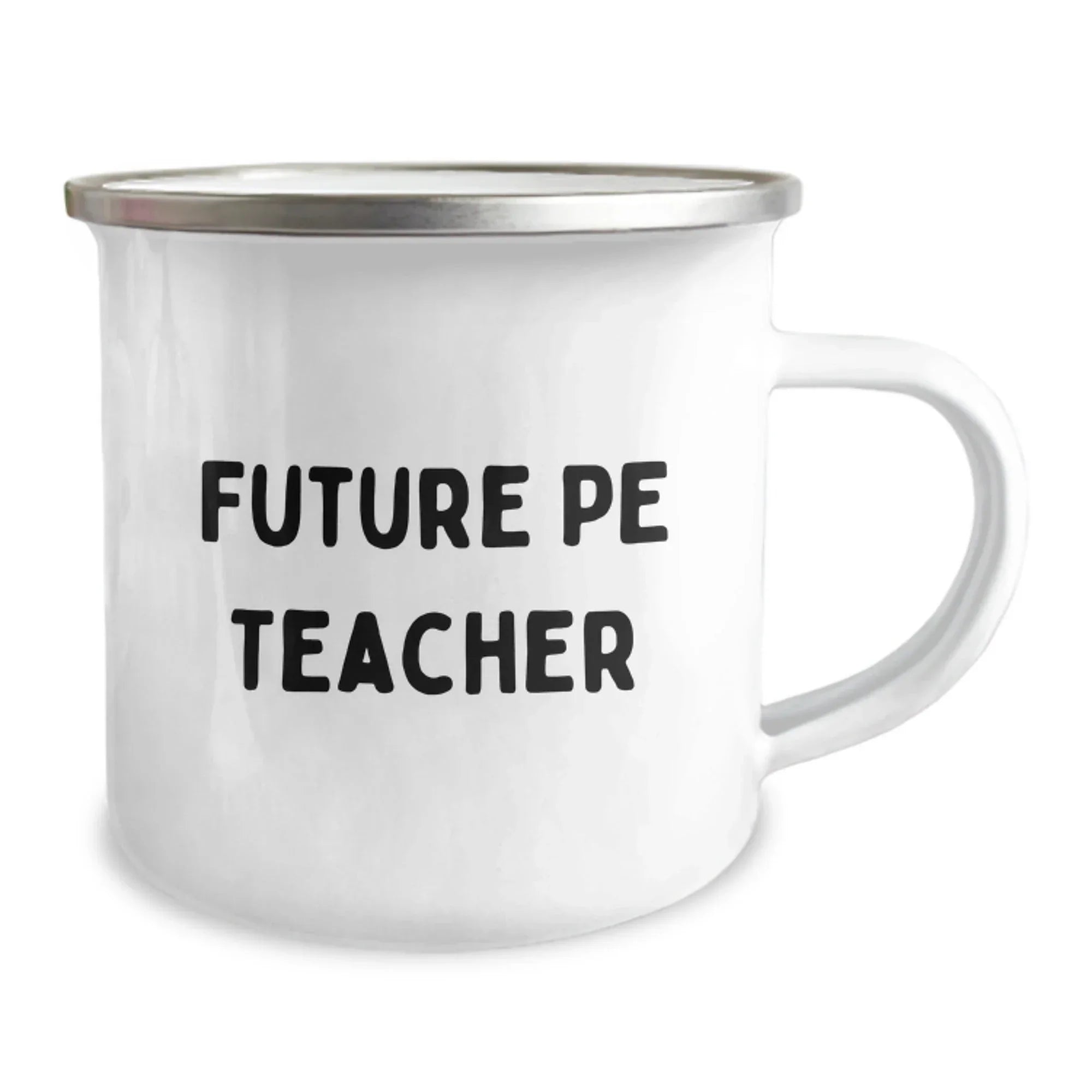 Funny PE Teacher Gifts from Friends for Future PE Teachers - Camping Mug for Birthday Celebrations