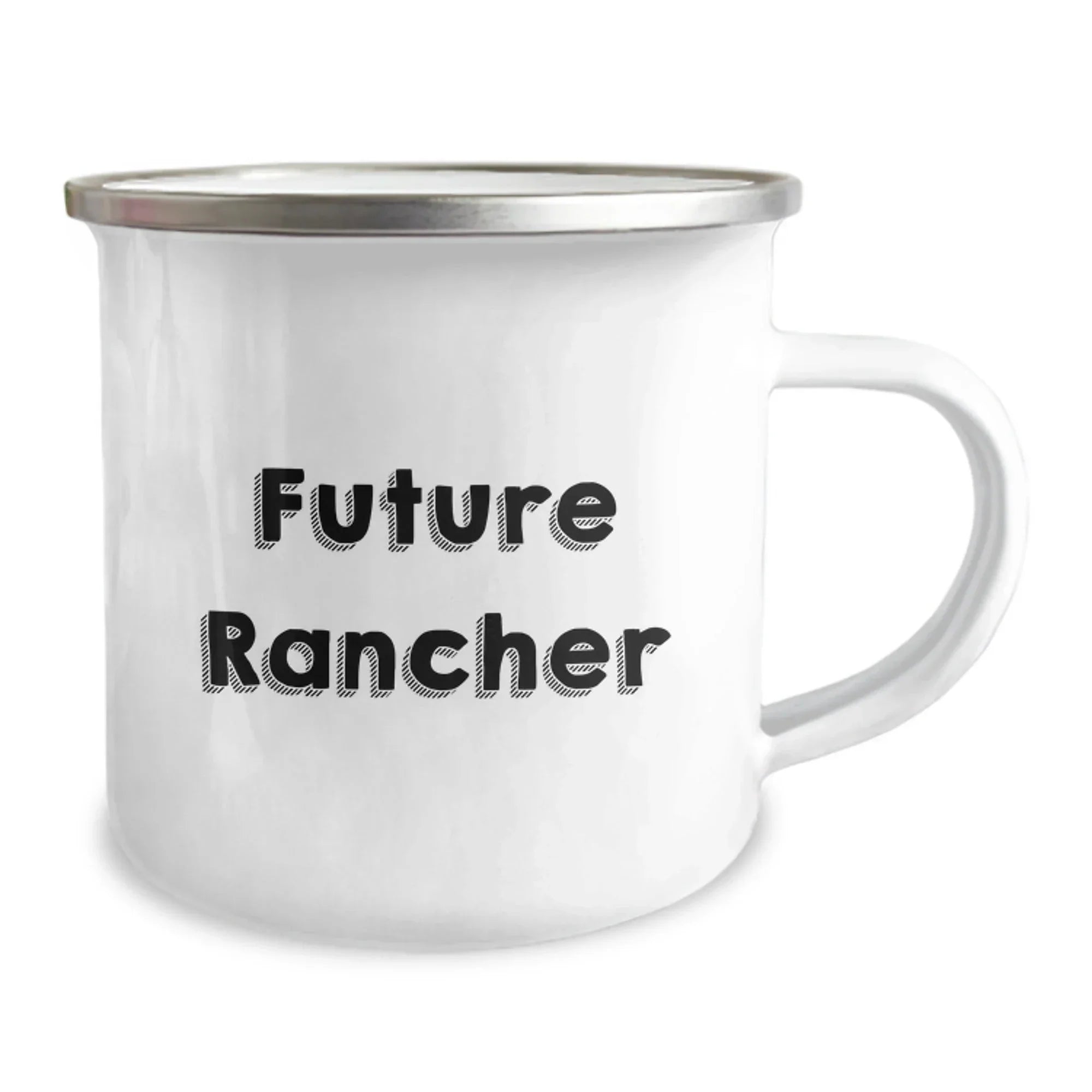 Funny Future Rancher Gifts from Men - Unique Camping Mug for Rancher Friends at Christmas