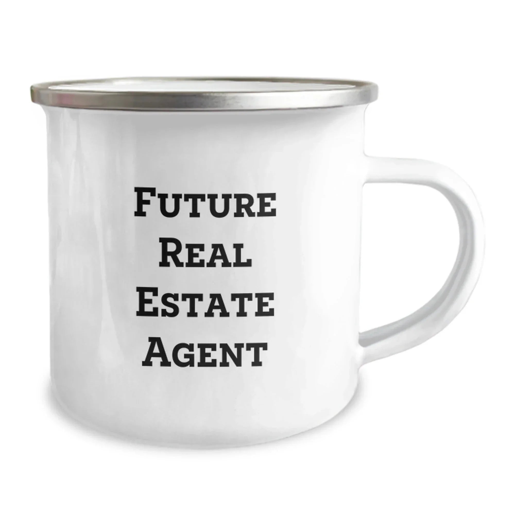 Funny Real Estate Agent Camping Mug Gifts from Friends for Men, Unique Christmas Memorable Presents