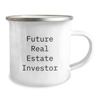 Funny Real Estate Investor Gifts from Friends - 'Future Real Estate Investor' Quote Birthday Unique Gifts for Him