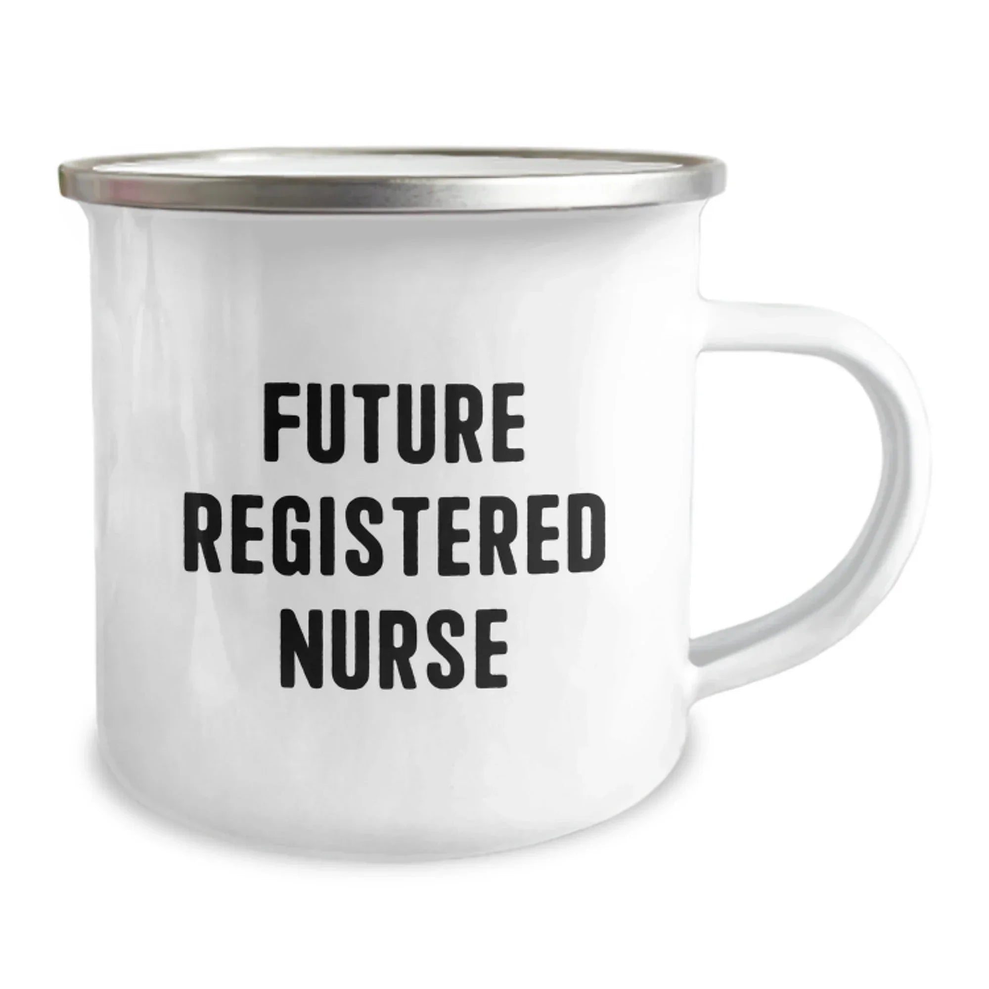 Funny Gifts for Future Registered Nurse, Inspirational Camping Mug - Registered Nurse Gifts for Christmas Unique Presents