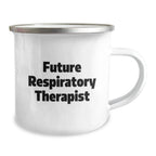 Funny Inspirational Gifts for Respiratory Therapist Men, Stainless Steel Camping Mug with Future Respiratory Therapist Quote, Unique Christmas Unique Gifts from Friends