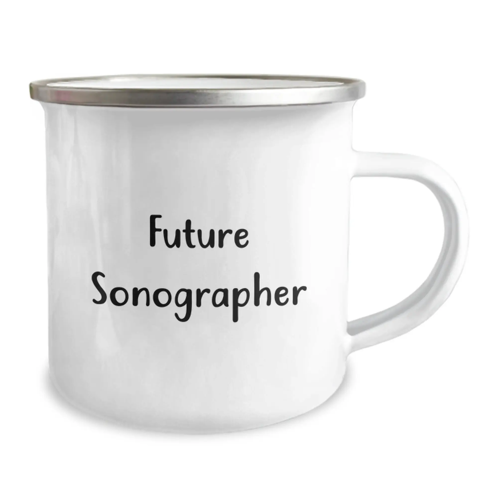Gifts from Friends to Future Sonographer, Birthday Unique Gifts for Sonographer, Funny Camping Mug with Inspirational Quote - Image 2