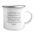 Funny Driver Gifts from Friends, Christmas Unique Presents for Driver, Camping Mug for Men