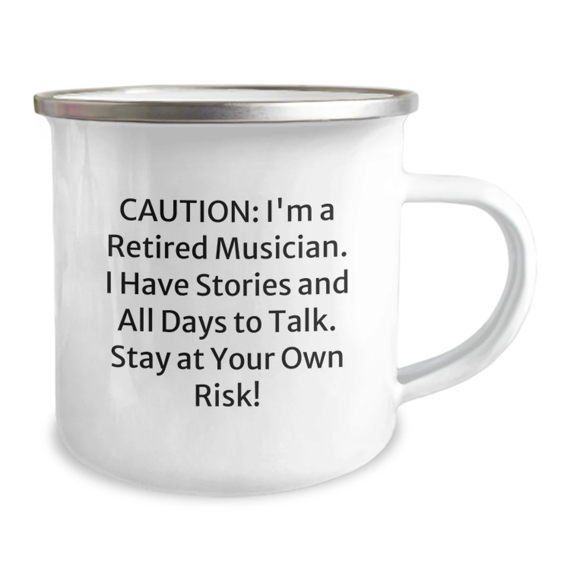 Musician Camping Mug, Funny Gift for Music Lovers, Unique Christmas Unique Gifts from Friends to Family