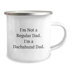 Dachshund Dog Lover Gifts for Dad Men - Funny Camping Mug for Christmas Unique Presents