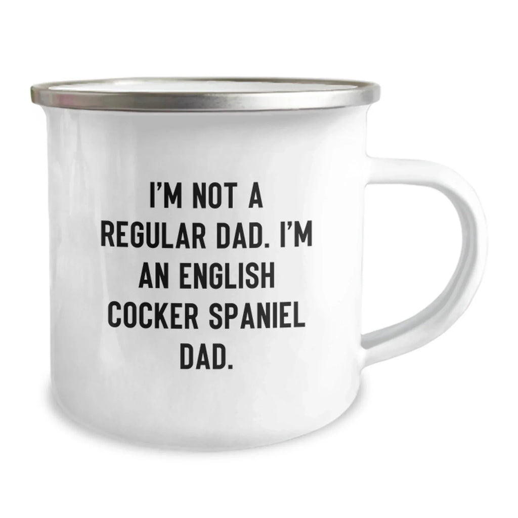 English Cocker Spaniel Dog Lover Funny Gifts for Dad Christmas Unique Mug, Perfect Camping Companion for Men, English Cocker Spaniel Dog Dad Enthusiast, Funny Quote for Dad English Cocker Spaniel Dog