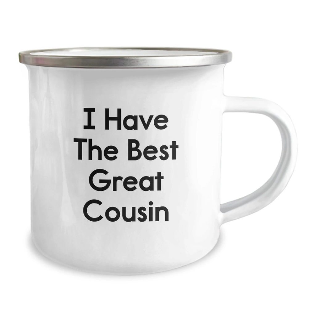 Funny Cousin Gifts for Her, Camping Mug with I Have The Best Great Cousin Quote, Gifts from Family to Cousin for Mother's Day - Image 2