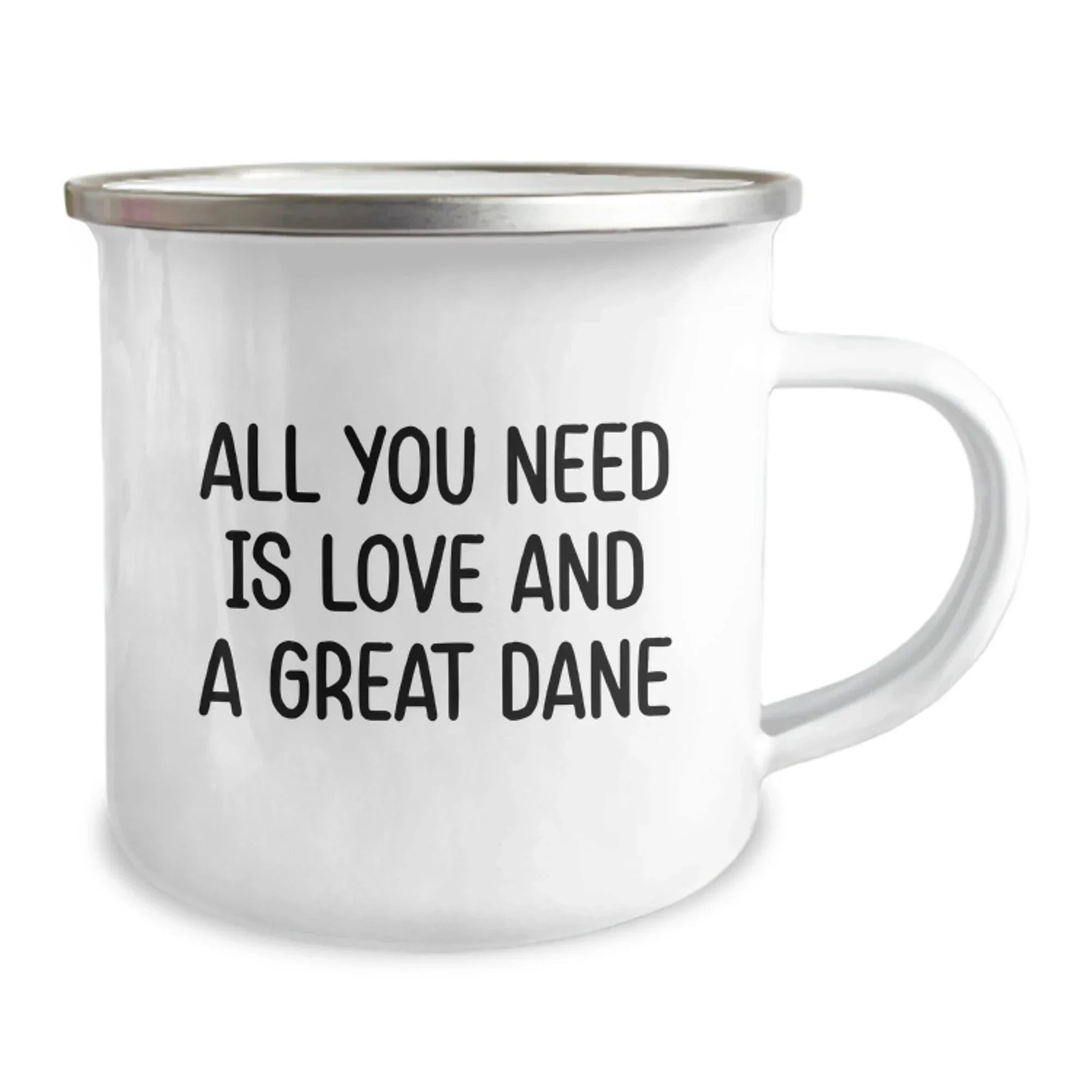 Great Dane Dog Lovers Camping Mug, Funny Quote Gifts for Men and Women, Birthday Unique Gifts from Friends, Family