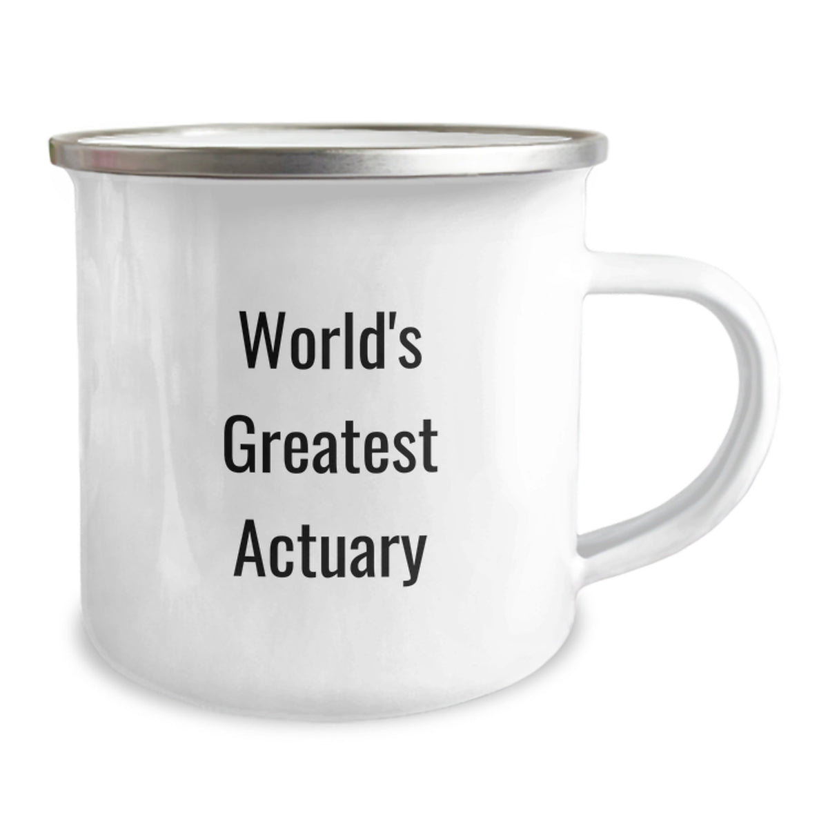 Actuary Gift for Him - World's Greatest Keepsake Camping Mug - Image 2