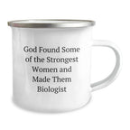 Funny Biologist Gifts from Men to Women, Biologist Camping Mug for Christmas Unique Gifts