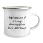 Funny Case Manager Christmas Unique Gifts from Friends for Case Manager Women Camping Mug