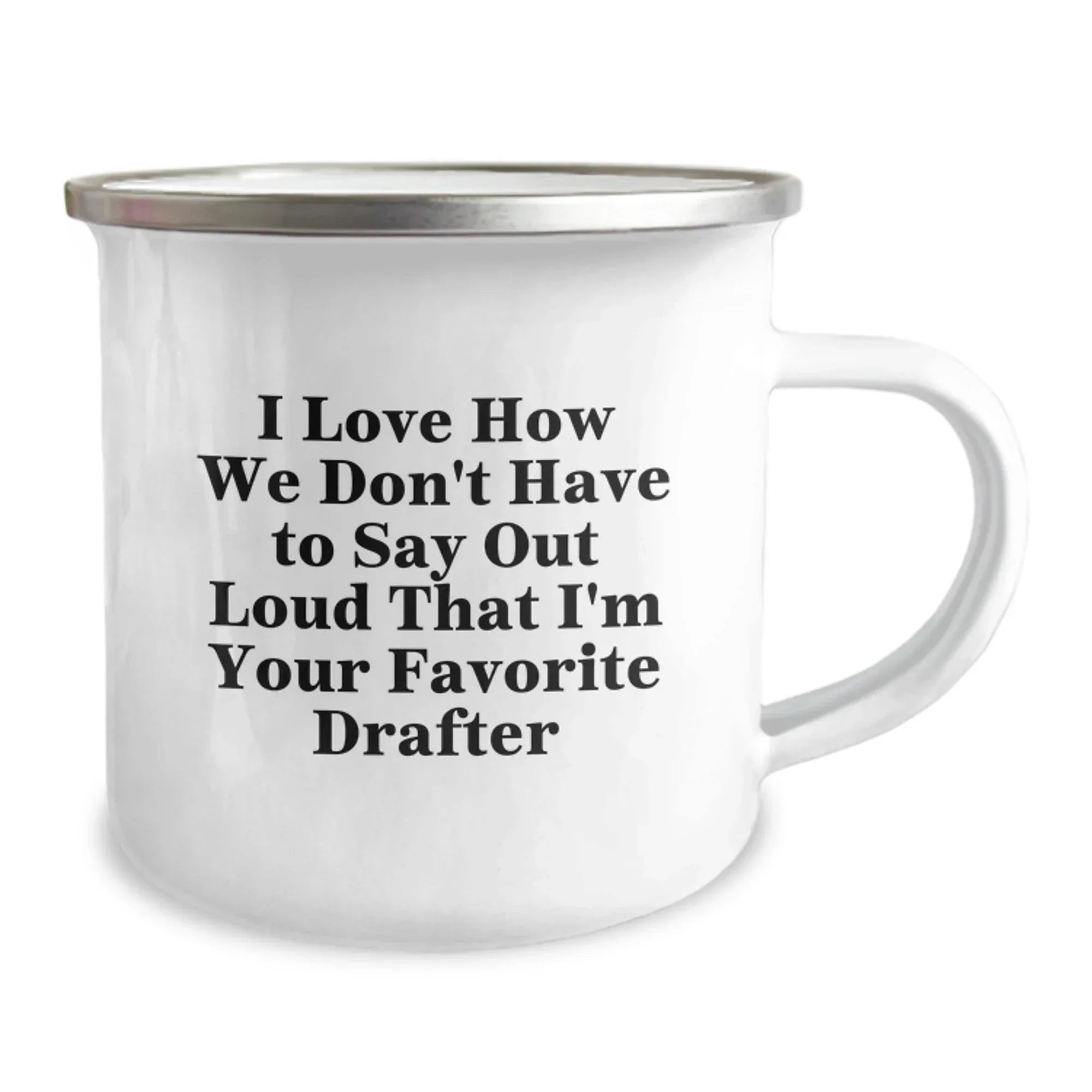 Funny Drafter Gifts from Friends, Camping Mug for Drafter Enthusiasts, Unique Christmas Unique Gifts for Him