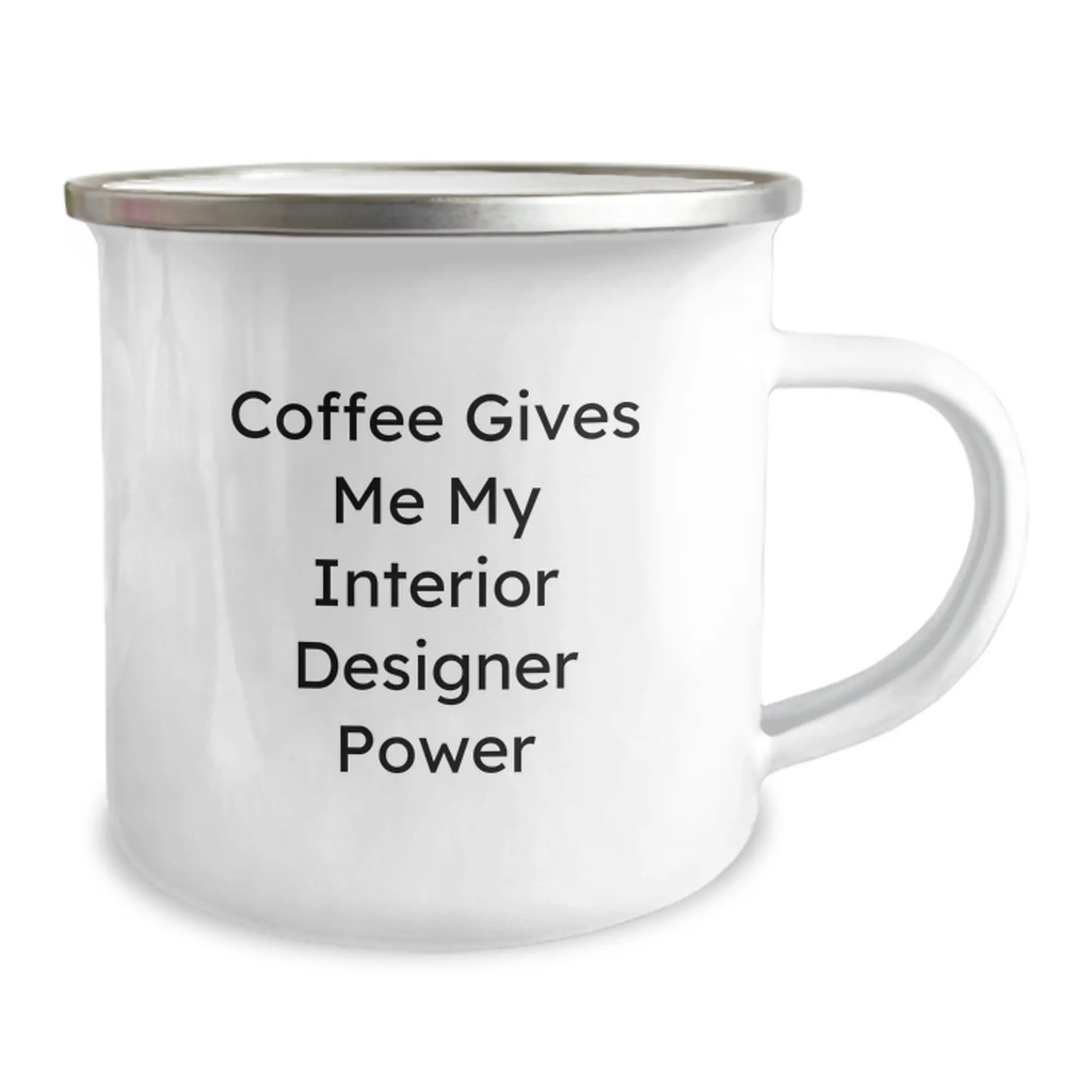 Funny Interior Designer Gifts from Family for Graduation Unique Mugs with Coffee Gives Me My Power - Image 2