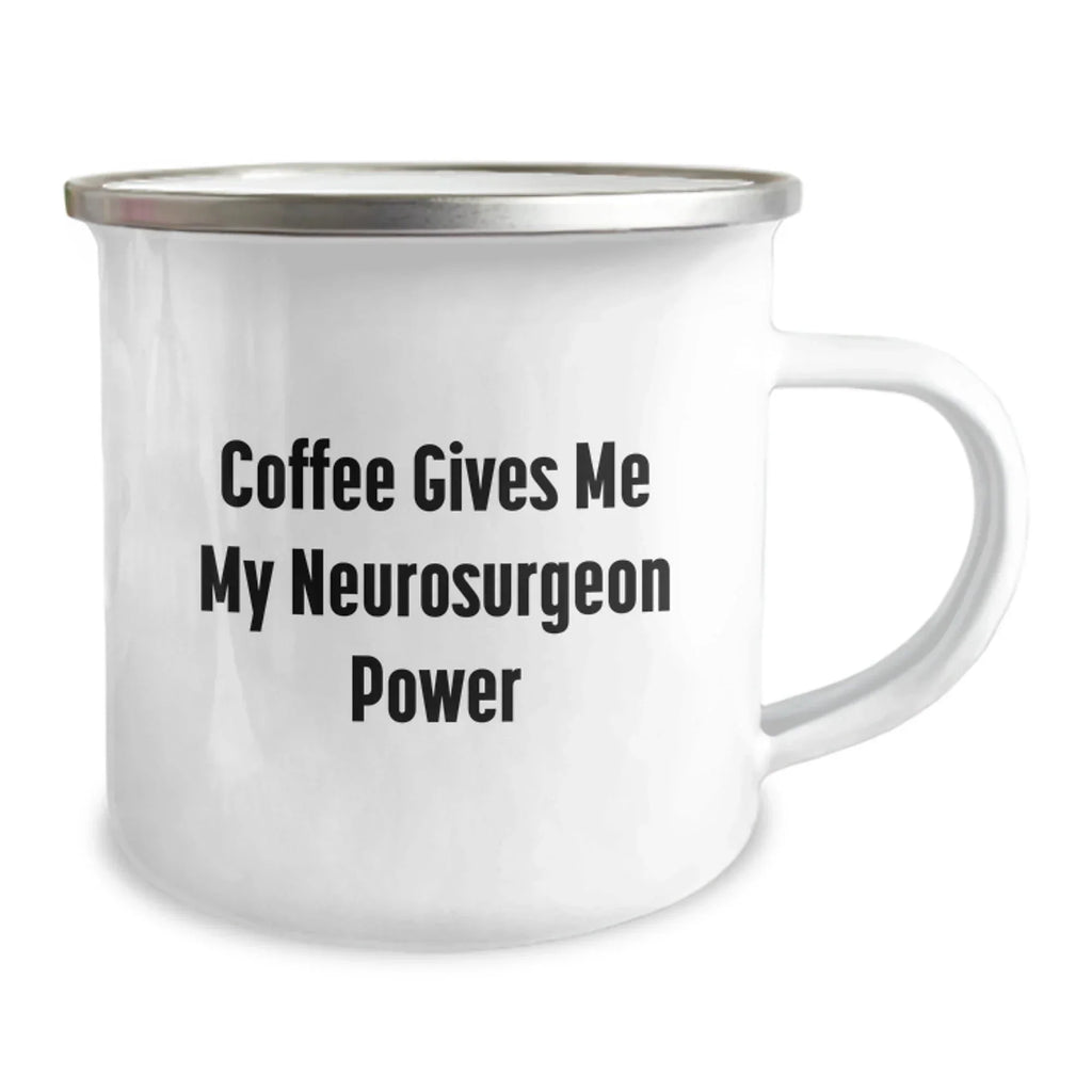 Funny Neurosurgeon Gifts from Men, Women, Friends to Their Favorite Neurosurgeon - Christmas Unique Mugs with Coffee Gives Me My Neurosurgeon Power