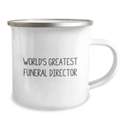Gifts from Family to World's Greatest Funeral Director Funny Camping Mug for Father's Day - Image 2