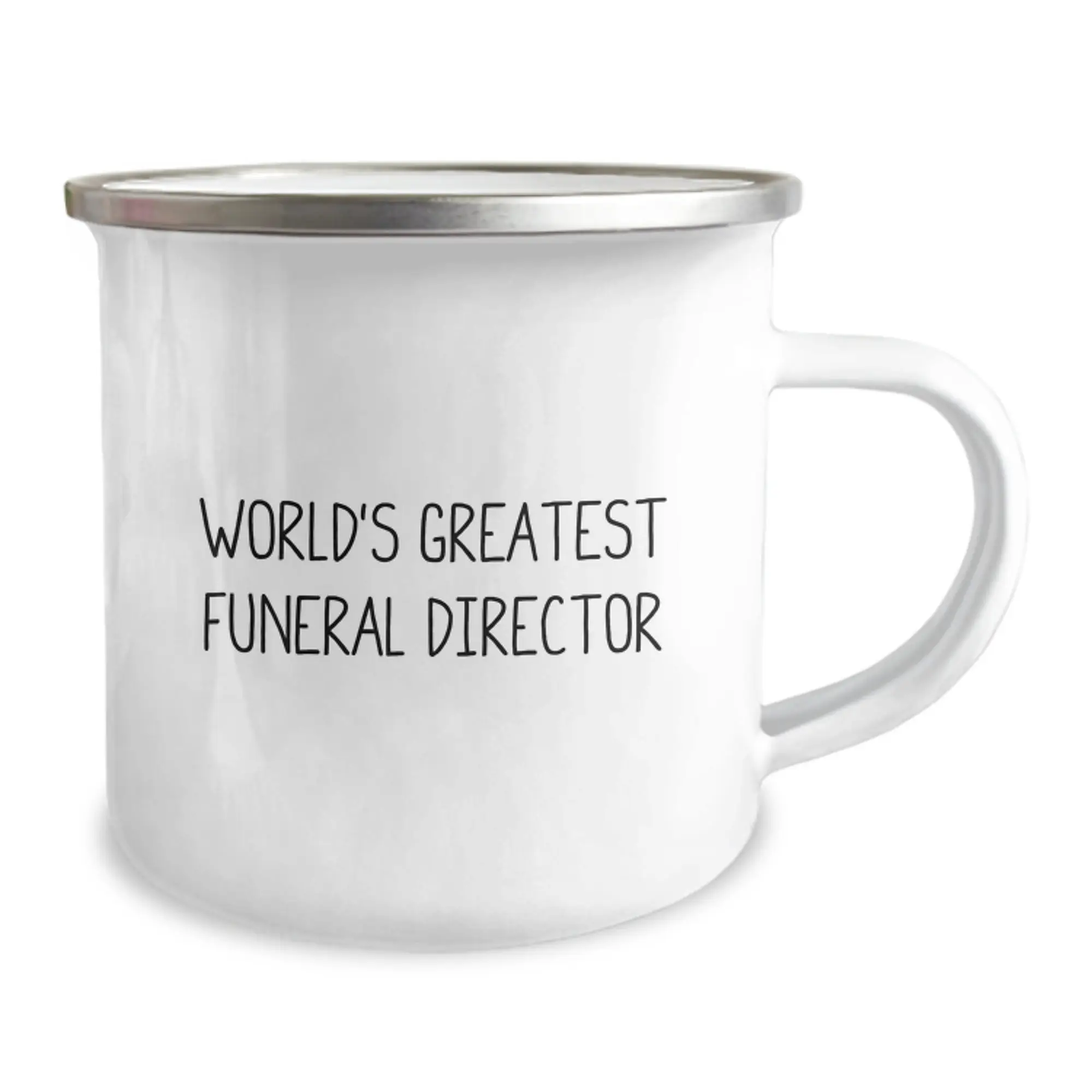 Gifts from Family to World's Greatest Funeral Director Funny Camping Mug for Father's Day - Image 2
