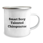 Funny Chiropractor Gifts, Birthday Unique Gifts from Friends to Chiropractor Men, Smart Sexy Talented Chiropractor Camping Mug - Image 2