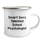Funny School Psychologist Gifts from Friends for Graduation Unique Camping Mug - Image 2