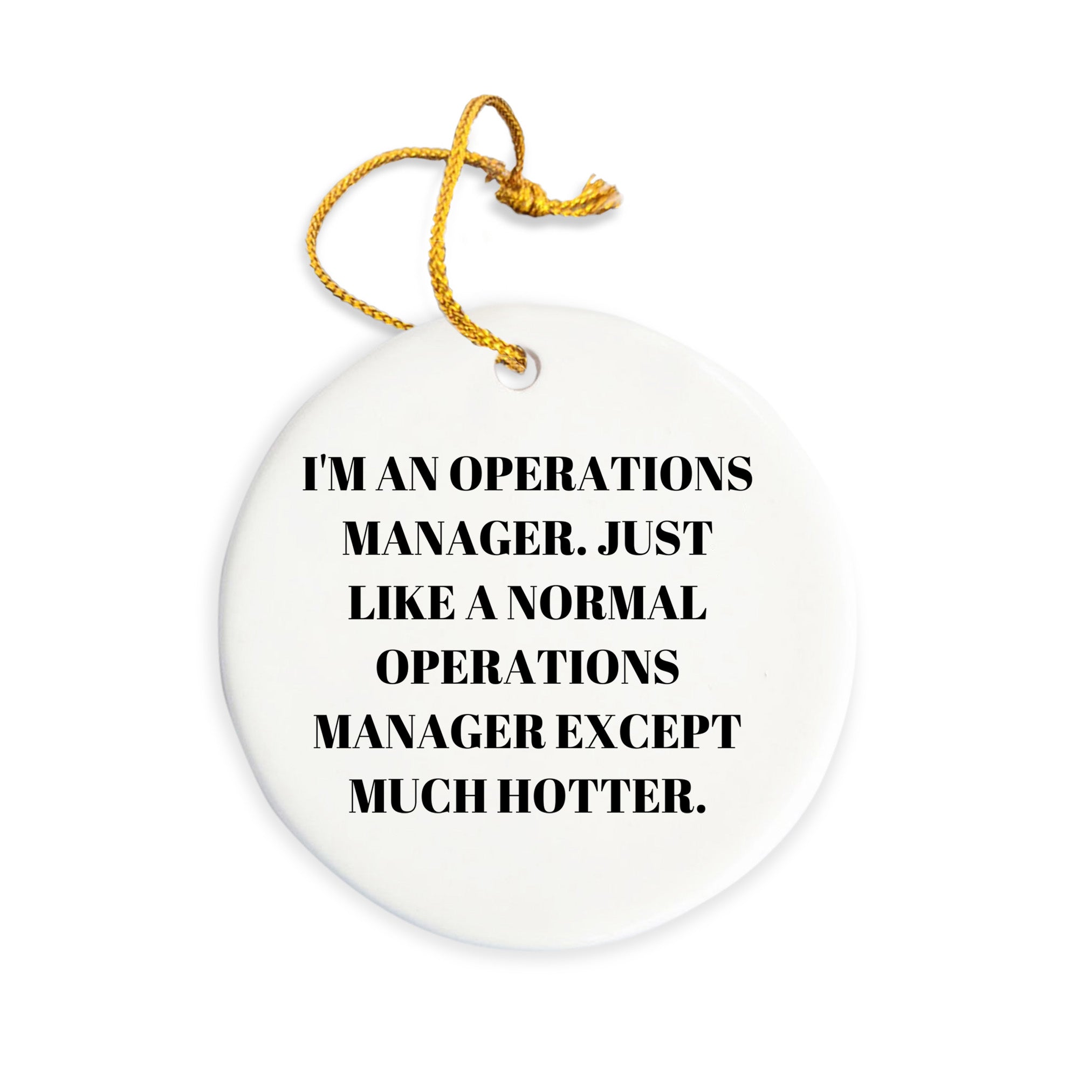 Hilarious Operations Manager Ornament Personalized Joy