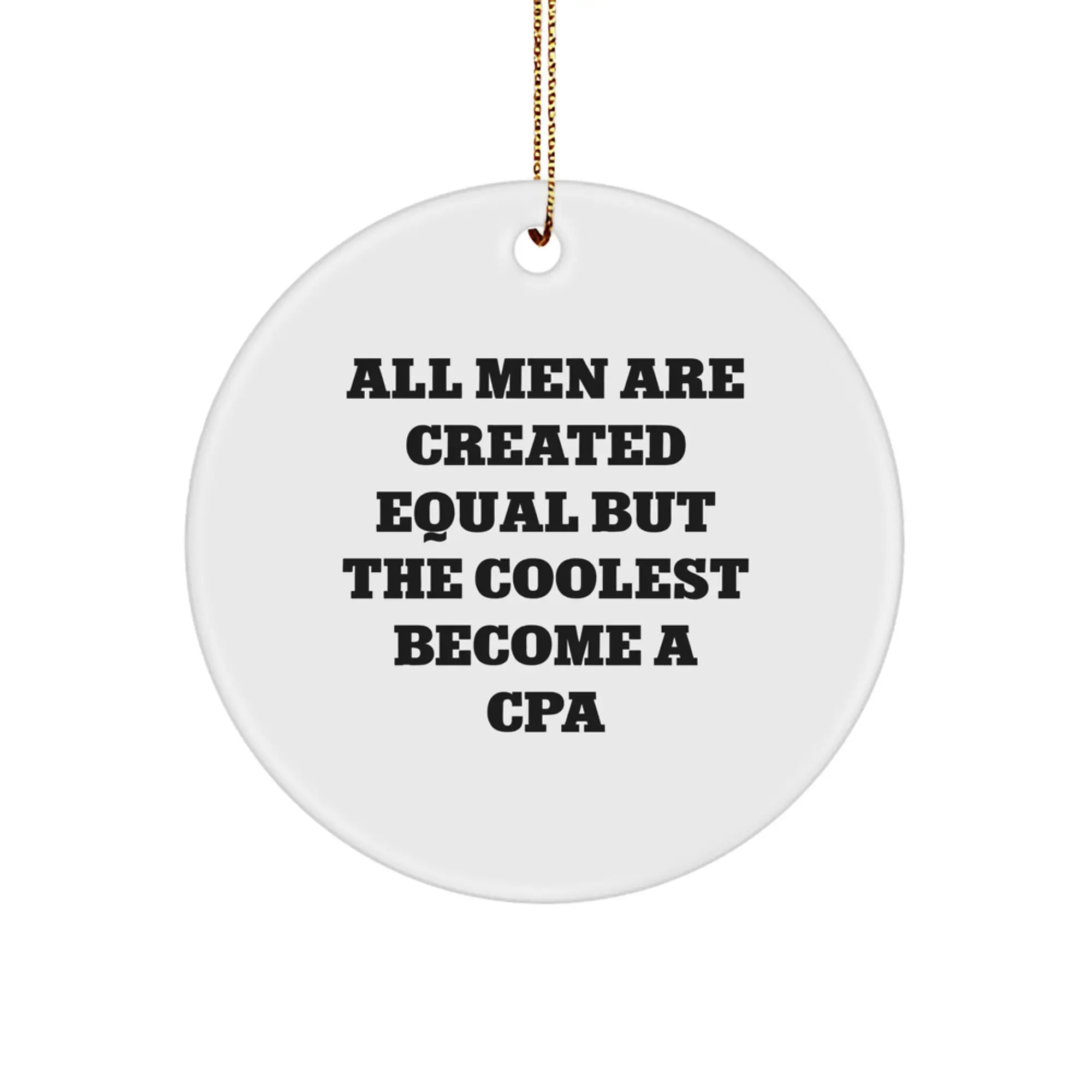Cpa Christmas Ornament Favorite for Kids Gift Holiday Keepsake - Image 1