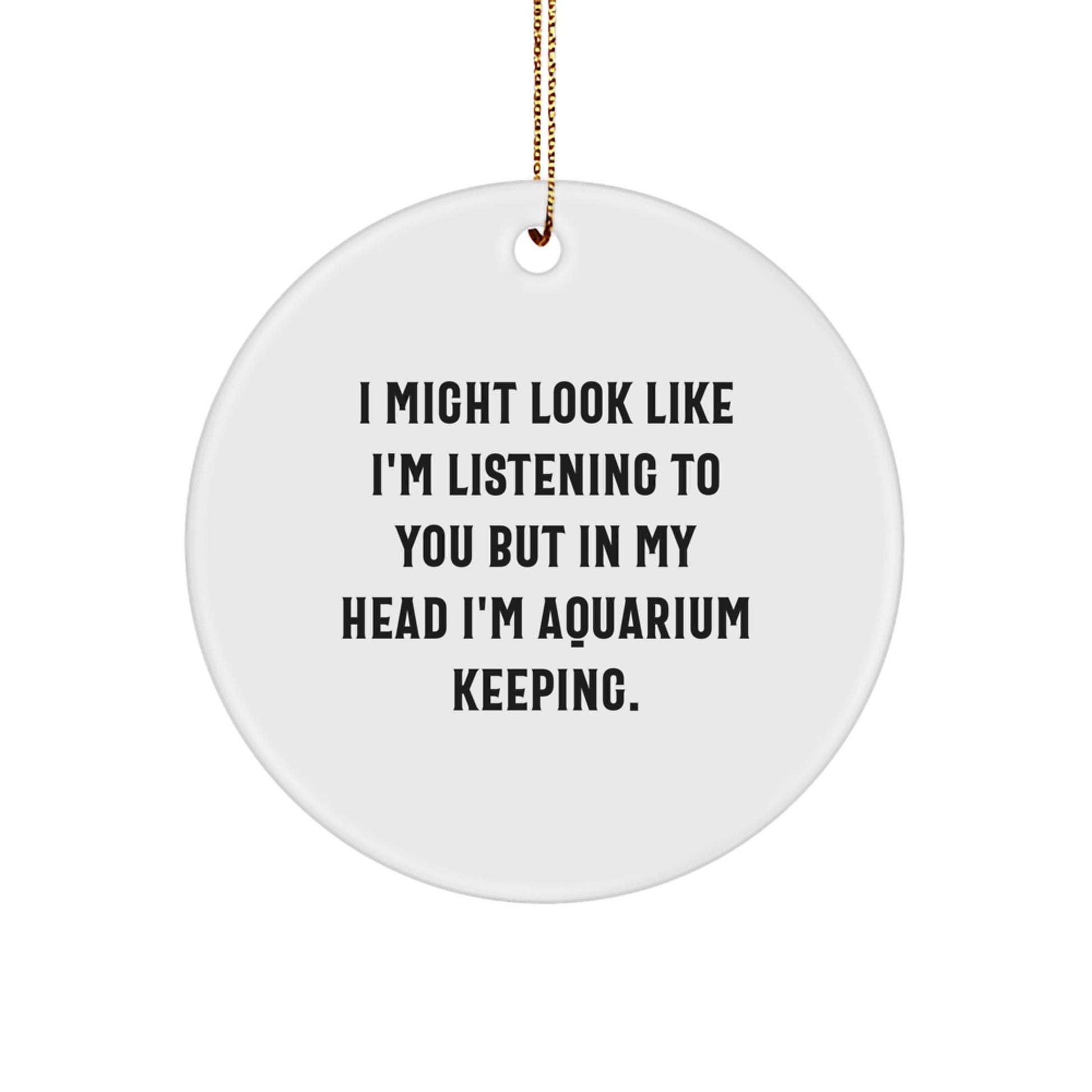 Funny Aquarium Keeping Gifts from Men to Friends and Family for Christmas - Image 1