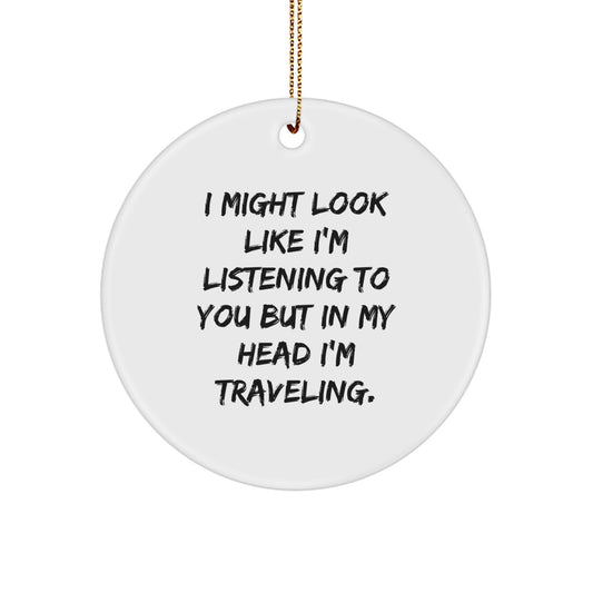 Funny Traveling Ornaments Gifts from Men to Friends or Family for Christmas - Image 1