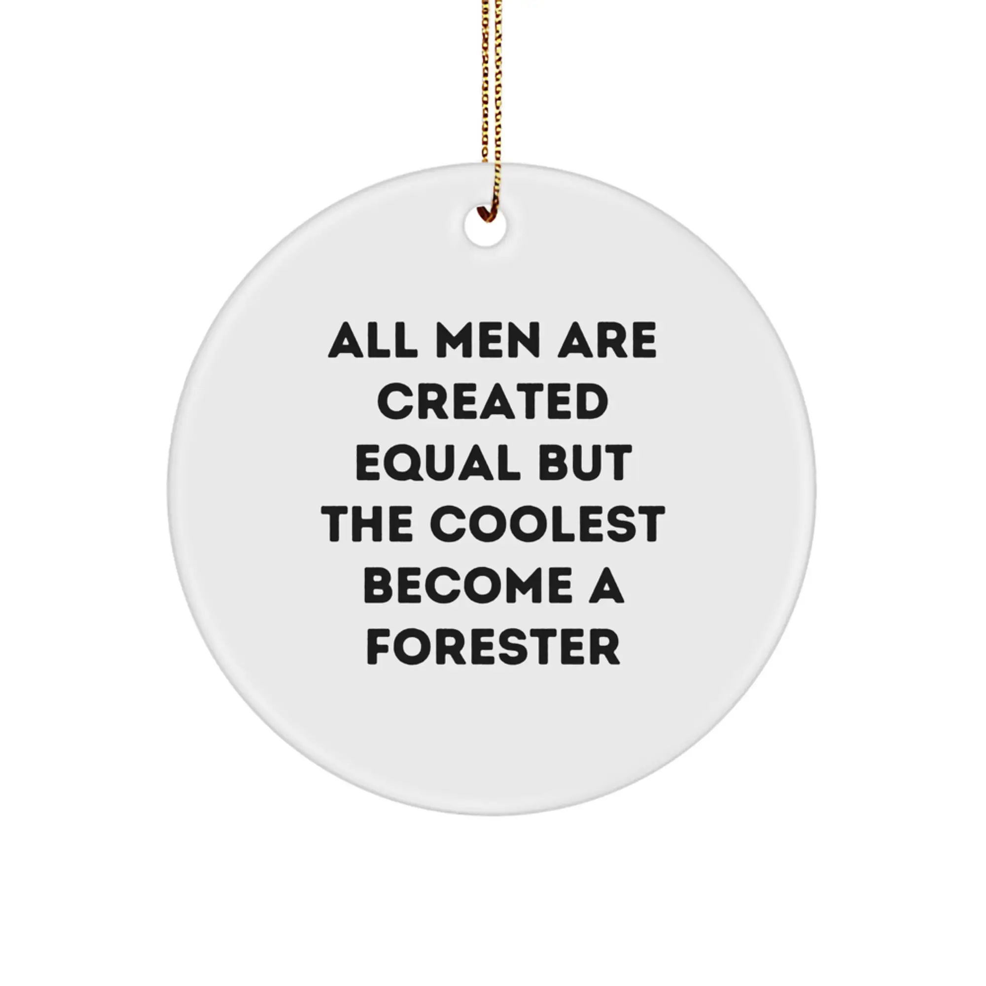 Forester Keepsake Christmas Ornament for Him Gift – Holiday Tree - Image 1