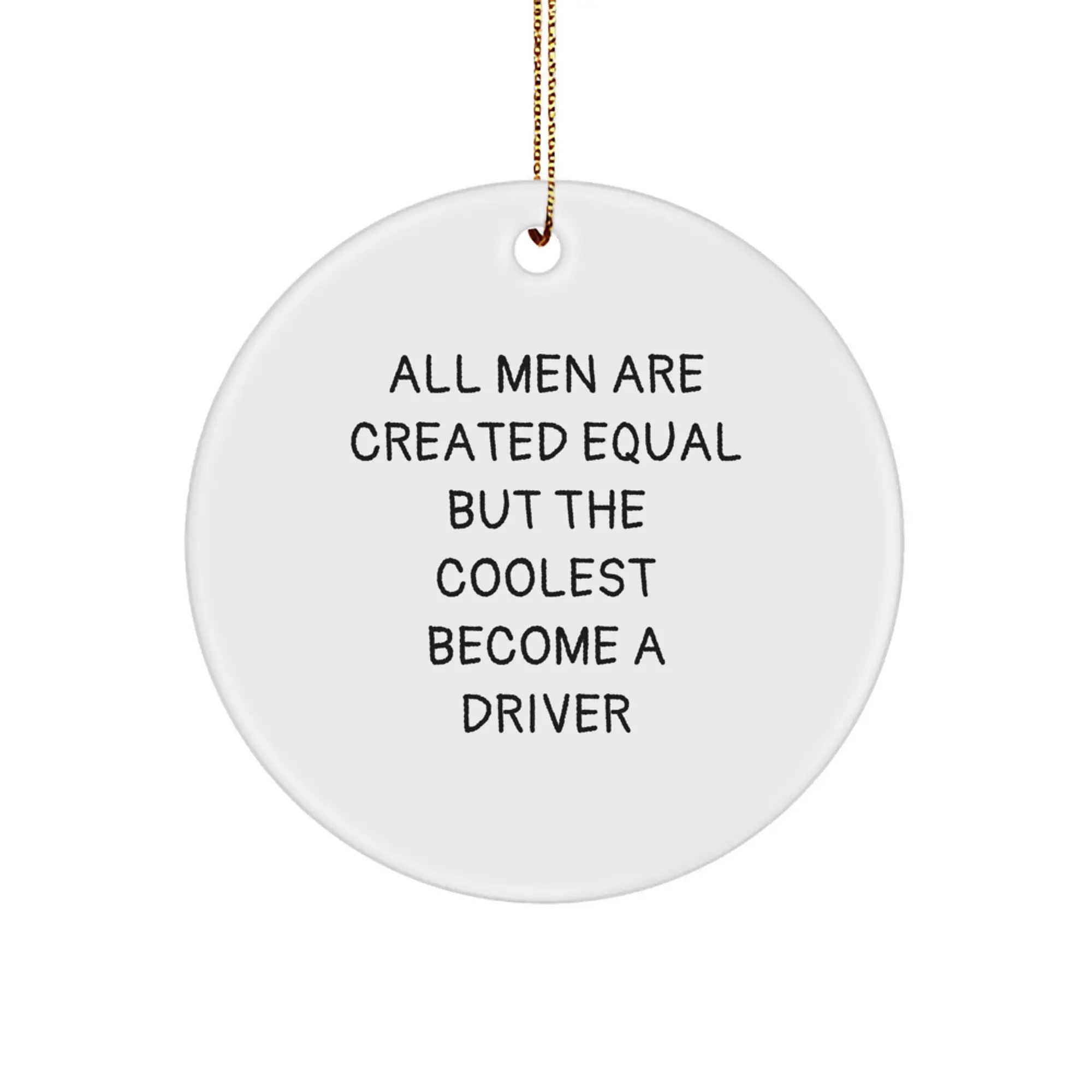Driver Christmas Ornament Idea Gift for Coworkers - Image 1