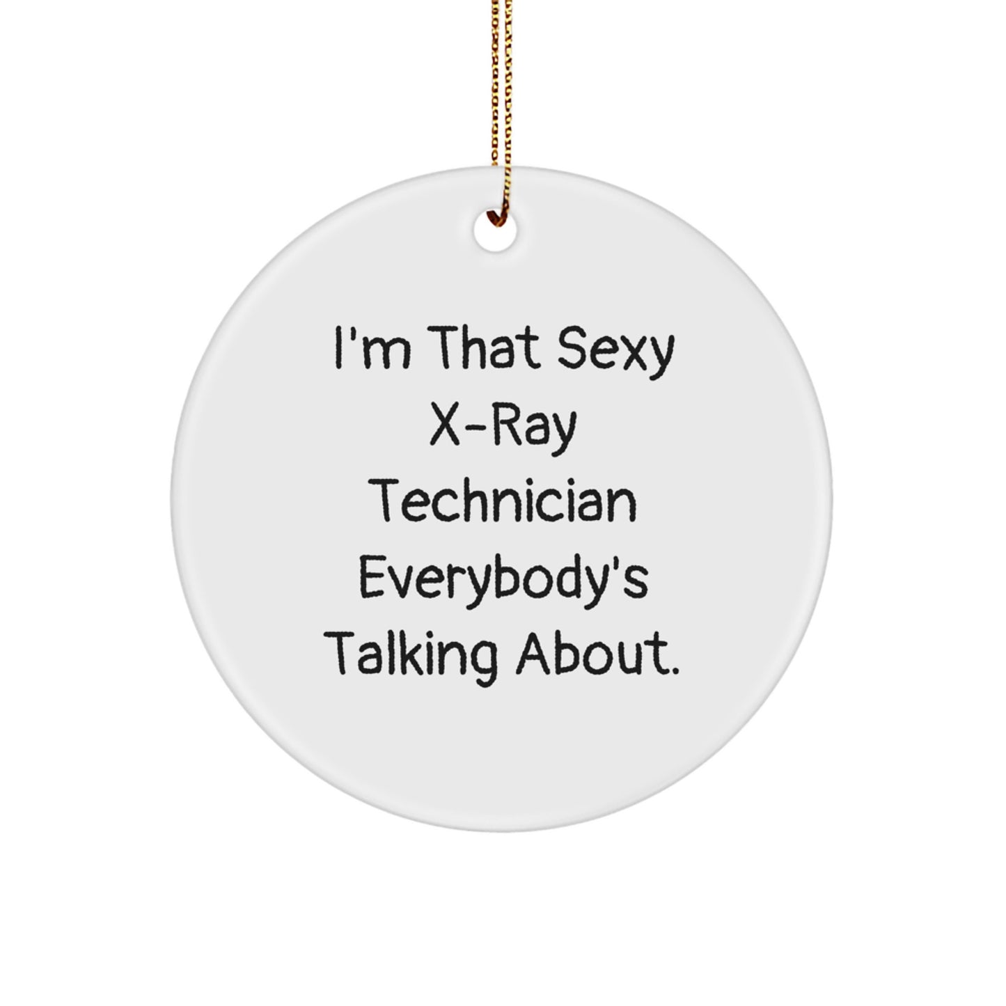 Funny X-Ray Technician Gifts from Friends for Men, Women, X-Ray Technicians, Unique Christmas Decorations - Image 1