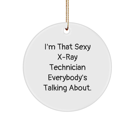 Funny X-Ray Technician Gifts from Friends for Men, Women, X-Ray Technicians, Unique Christmas Decorations - Image 1