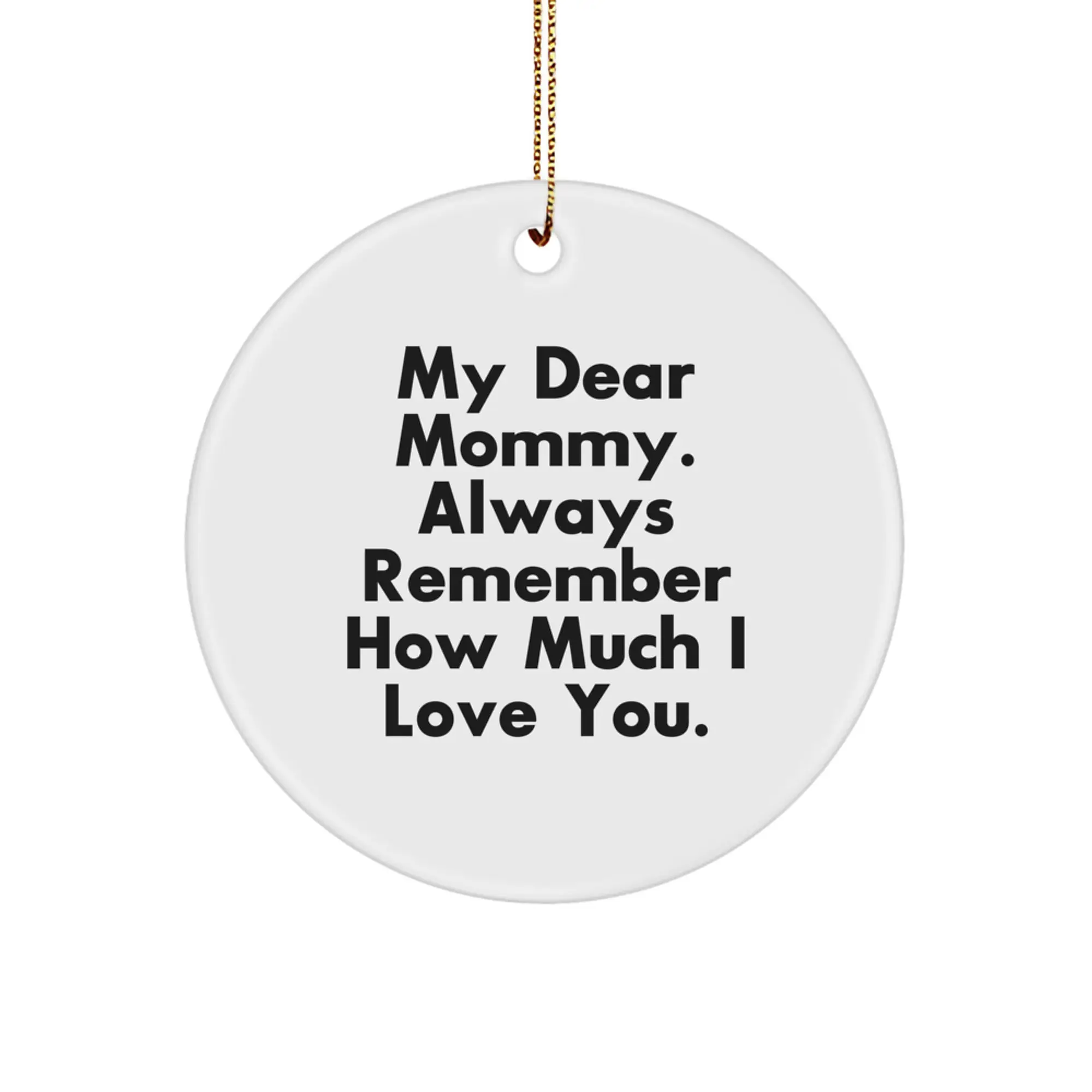 Christmas Gift for Her Mommy Ornament Present - Image 1