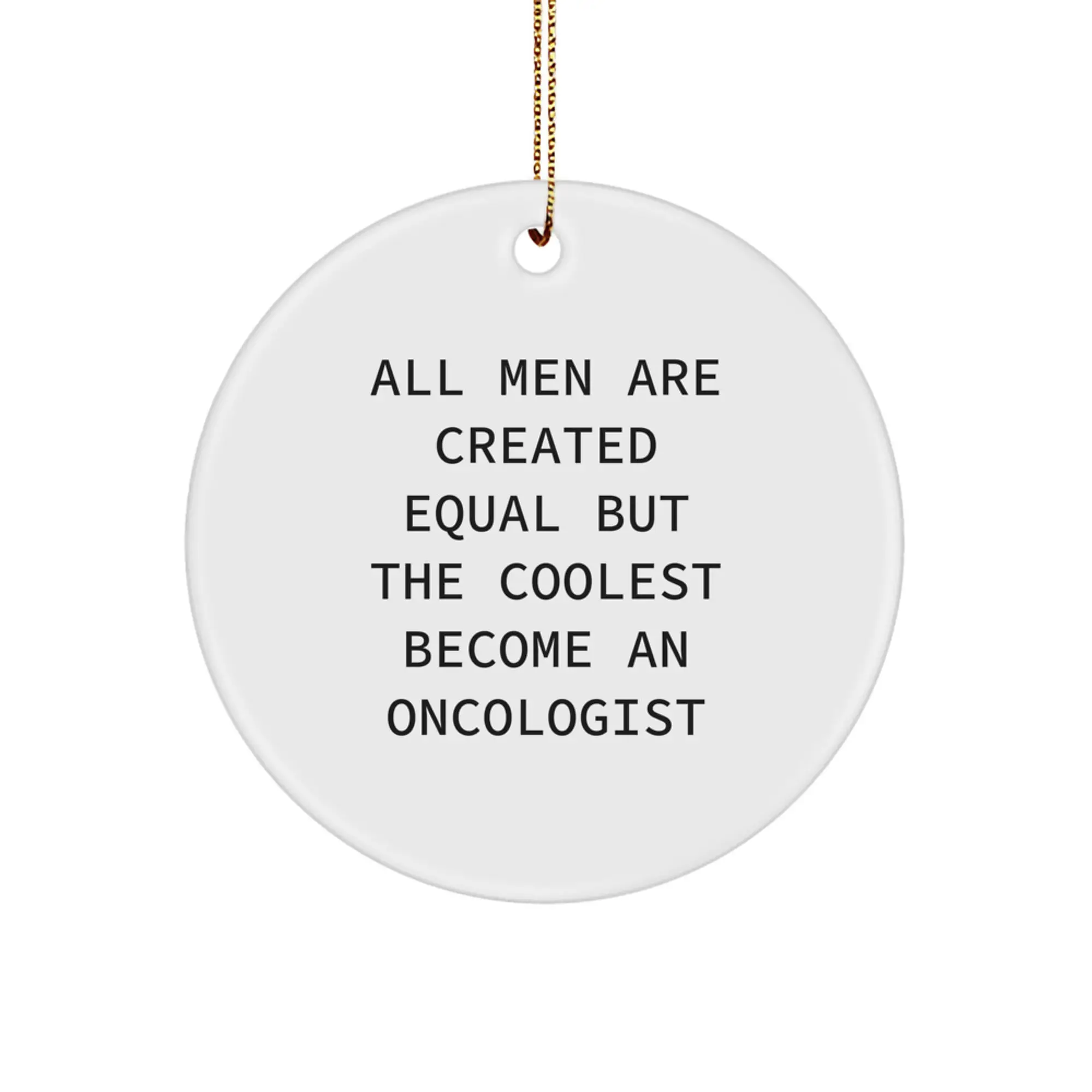 Oncologist Keepsake Christmas Ornament for Him Surprise Gift - Image 1