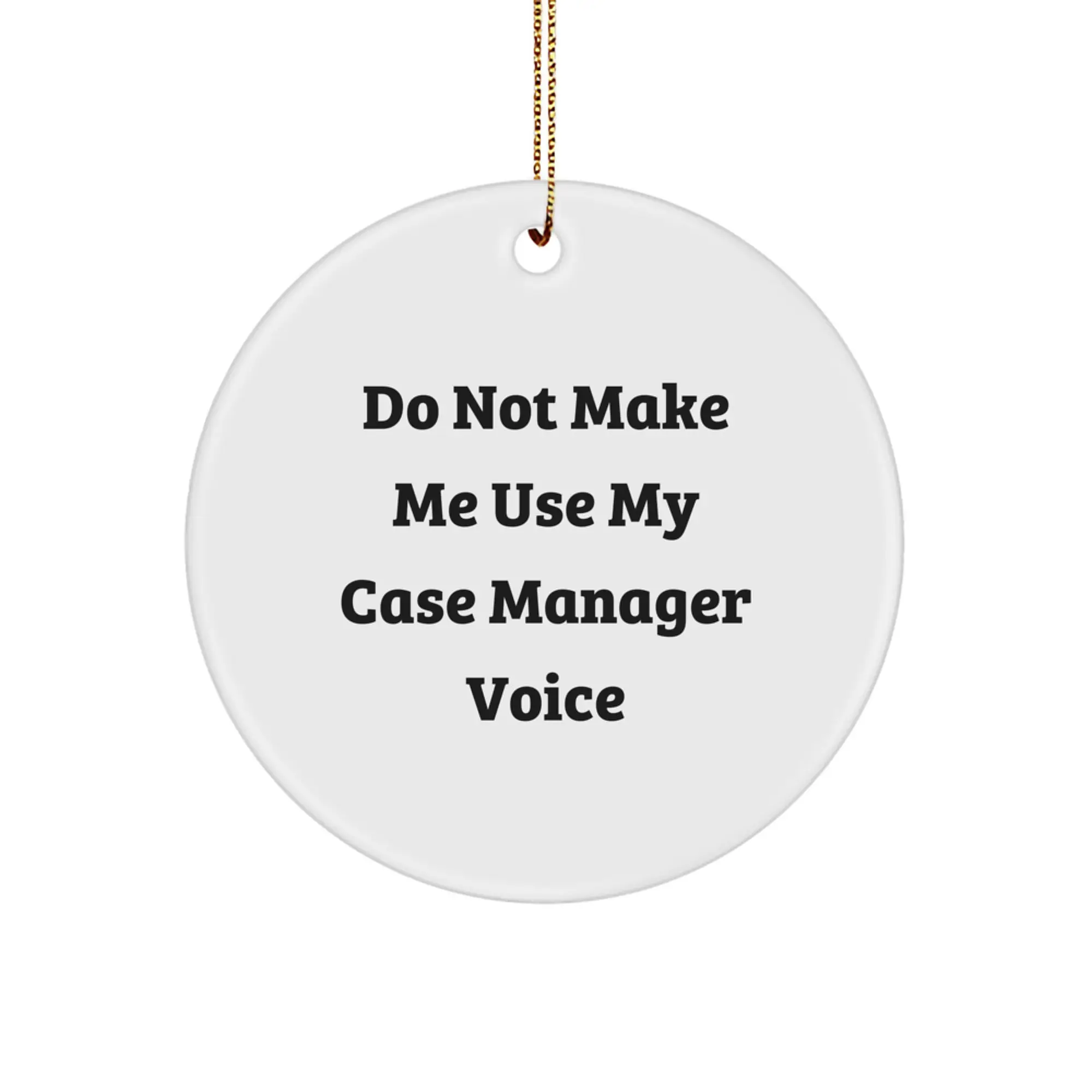 Family Treasure Case Manager Christmas Ornament Gift - Image 1