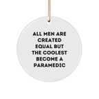 Funny Rescue Worker Gifts for Men, Personalized Rescue Worker Christmas Decorations, Rescue Worker Ornament with Inspirational Quote - Image 1