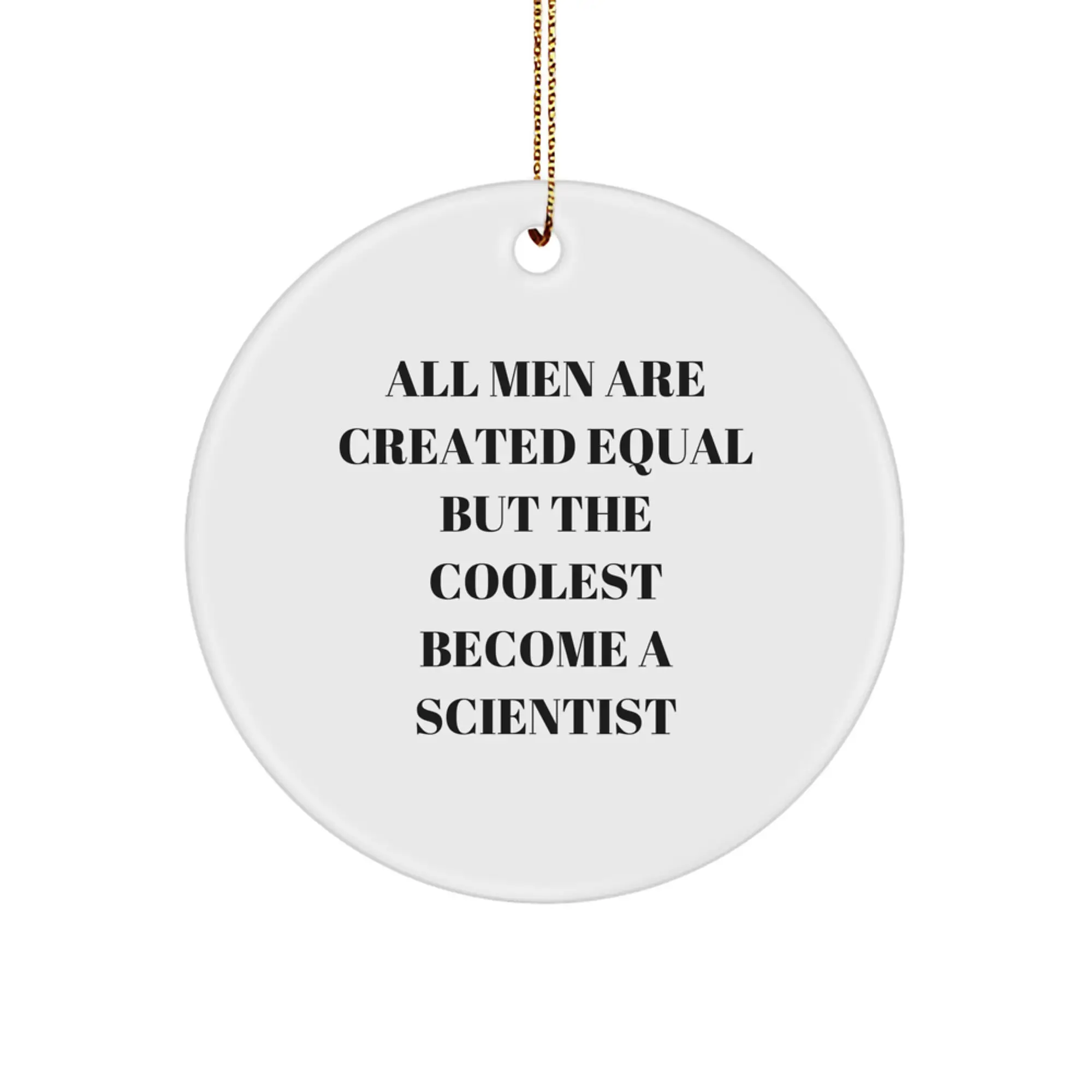 Favorite Scientist Christmas Ornament for Kids Gift - Image 1