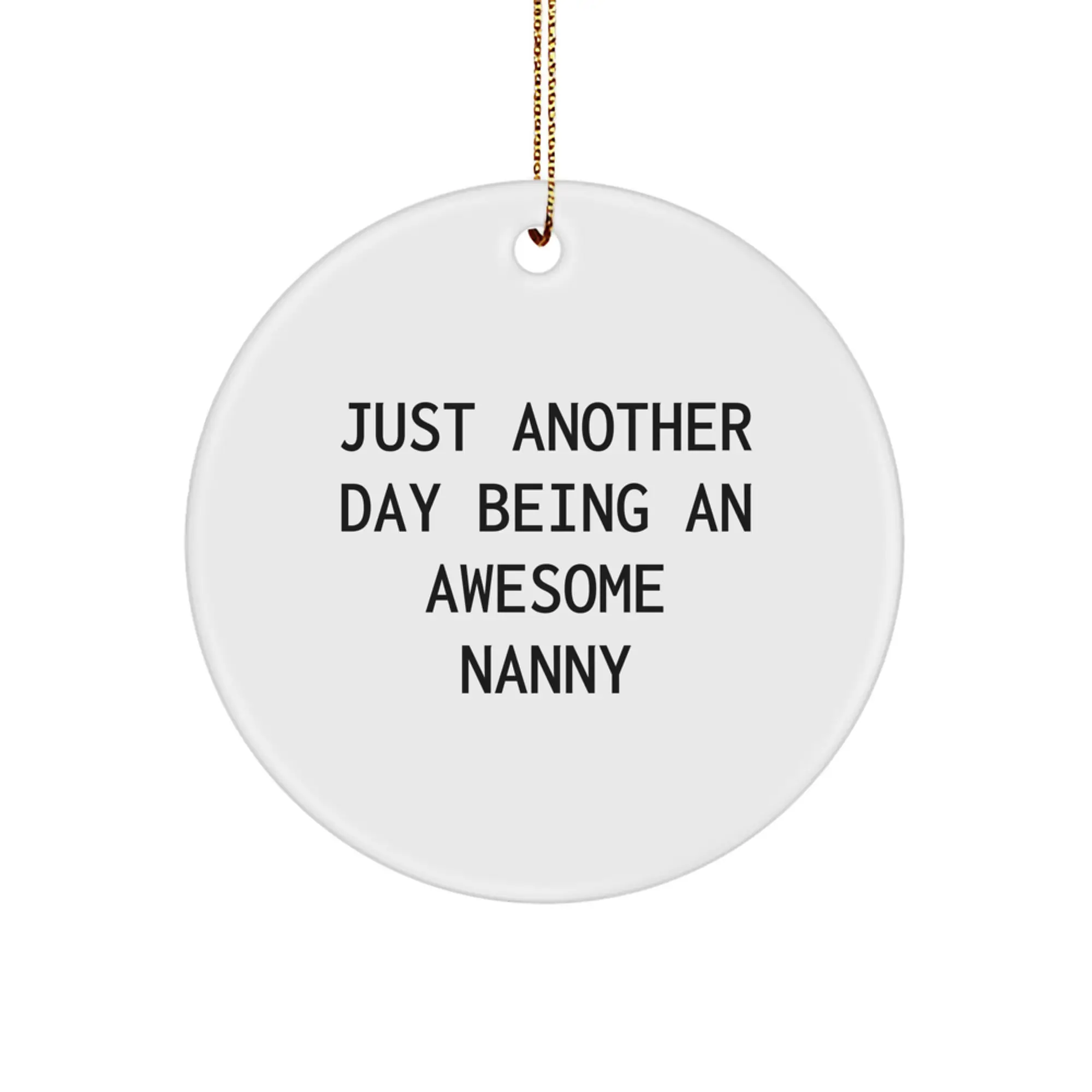 Nanny Ornament Essential for Neighbors – Day Being An Awesome Nanny Gift - Image 1