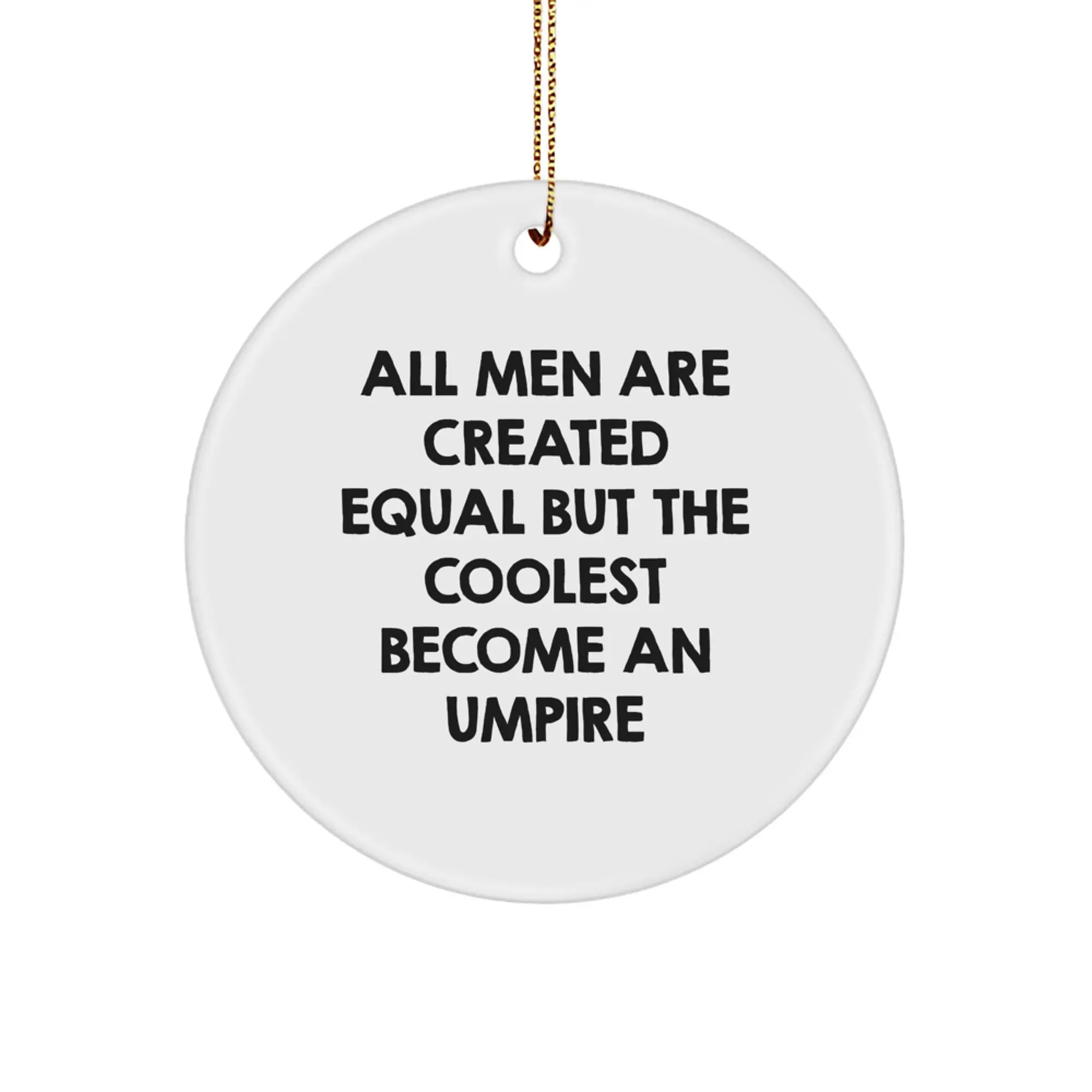 Umpire Circle Ornament Idea for Coworkers – Christmas Gift - Image 1