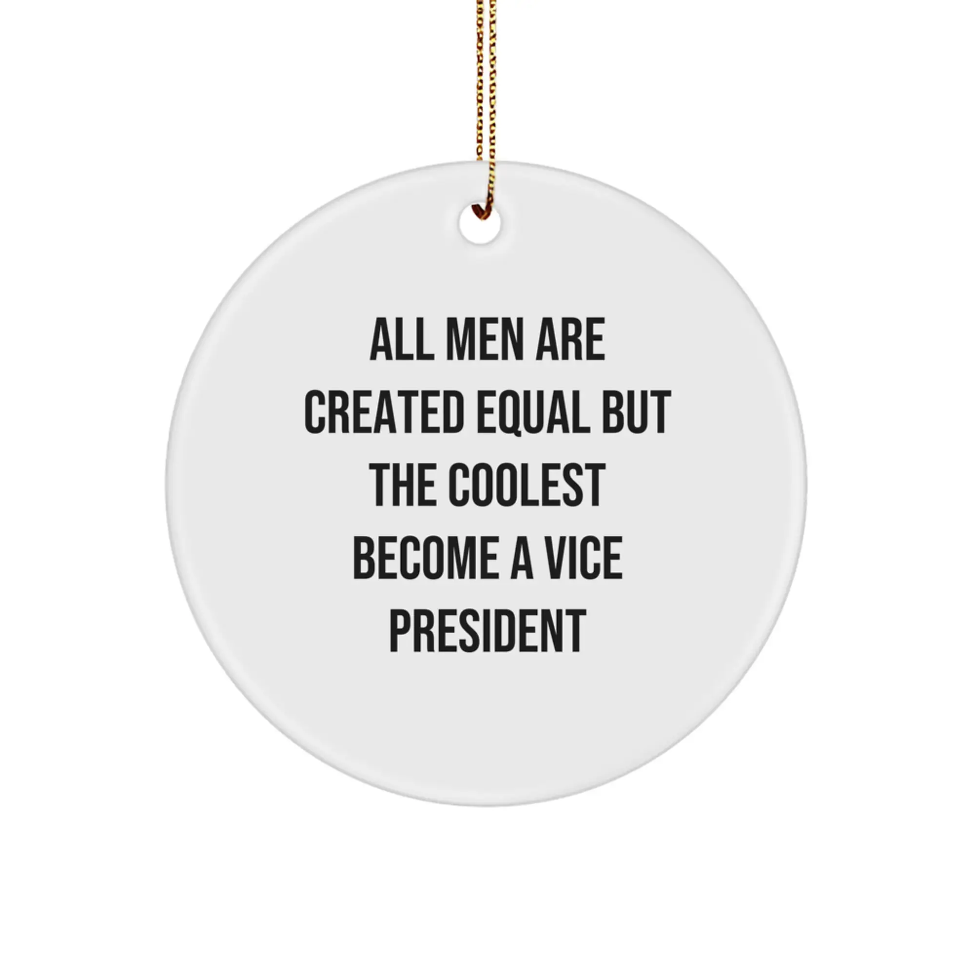 Vice President Keepsake Christmas Ornament for Him Surprise Gift - Image 1